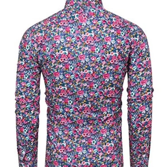 Men's Floral Multicolor Shirt - Picture 2 of 8